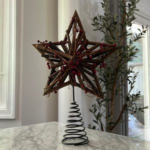 Wood Christmas Tree Topper